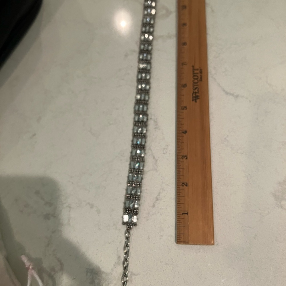 BaubleBar Silver Choker Necklace with Classic Design